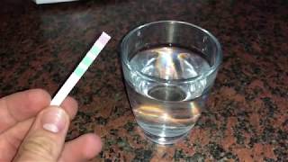 How to check your water hardness with test strip DIY [upl. by Kyne]