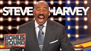 Funniest Steve Harvey Questions amp Answers On Family Feud  Bonus Round [upl. by Packton]