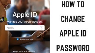 How to Change Apple ID Password [upl. by Hsetirp935]