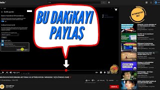 Youtube Videosunun Belirli Bir Dakikasını Paylaşma [upl. by Ardnuaet]