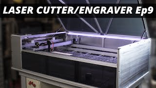 Ep9 Finished The DIY CO2 Laser Cutter  Engraver Build Series [upl. by Ailito]