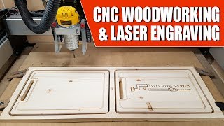 CNC Woodworking amp Laser Engraving Machines in the Workshop [upl. by Clemmy]