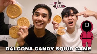 DALGONA CANDY SQUID GAME DENGAN AKIDDOS 😂 [upl. by Eglanteen]