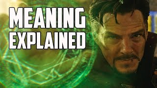 Dr Strange Meaning Explained Time Stone [upl. by Magner]