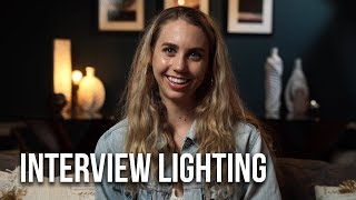 How to Light an Interview  5 Quick Easy Setups [upl. by Anola]