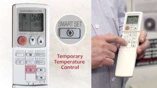 How To Use A Mitsubishi Air Conditioner Remote Control Guide [upl. by Nami]