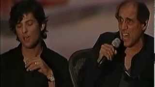 Adriano Celentano amp Fiorello  Lemozione non ha voce LIVE 2001 [upl. by Llenel114]