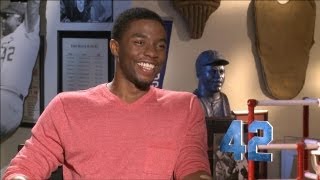 Chadwick Boseman  42 Interview HD [upl. by Carmelle331]