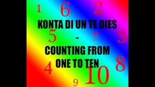 Learn Papiamento  Lesson 2  Counting 1 to 10 [upl. by Jenna]