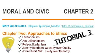 Moral and Civics Chapter 2  Part 3 [upl. by Anelat]