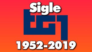 Sigle TelegiornaleTG1 19522019 [upl. by Aihsenal]