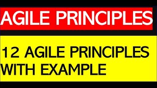 12 Agile Principles  Explained in 5 minutes [upl. by Nomolos]