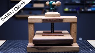 Making an EPIC Handcrafted BOOK PRESS [upl. by Roumell458]