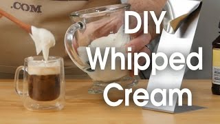 DIY whipped cream in 60 seconds [upl. by Odnavres]