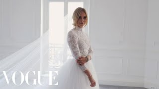 Chiara Ferragnis Wedding Dress Fitting  Vogue [upl. by Jotham694]