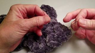 HOW TO CROCHET Tips for Super Chunky Chenille Yarn [upl. by Melantha330]