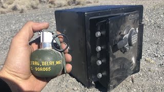 Grenade inside A Safe [upl. by Viridis427]