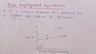 Underemployment equilibrium amp Full employment equilibrium  Easy explanation [upl. by Snashall948]