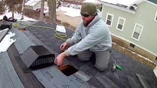 INSTALLING A ROOF VENT DIY HOW TO [upl. by Jennifer]