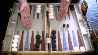 Beginner Backgammon Tutorial  2  How to Move the Checkers [upl. by Tezzil]