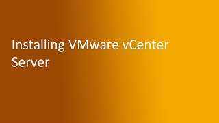 24 Installing VMware vCenter Server [upl. by Cadell133]