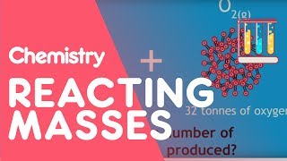 Calculating Masses In Reactions  Chemical Calculations  Chemistry  FuseSchool [upl. by Ahsiekyt36]