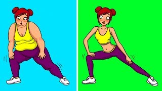 12 Stretches You Can Do at Home to Burn Fat [upl. by Holcman]