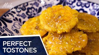 Perfect Tostones  Chef Zee Tips  Cooking Tips  Made To Order  A La Orden [upl. by Hunfredo400]