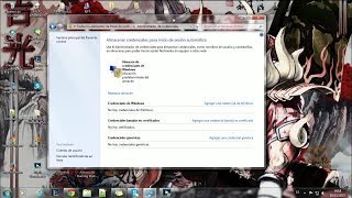 EXPLICACION ADMINISTRACION DE CREDENCIALES WINDOWS 7FACIL [upl. by Olmsted568]