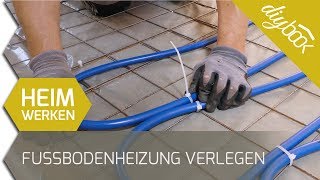 Fußbodenheizung selbst verlegen [upl. by Lyman]