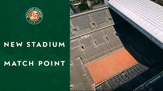 New Stadium  Match Point  RolandGarros 2021 [upl. by Anelis568]