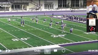 Wallie Kuchinski  University of St Thomas  Defensive Unit Drills [upl. by Arrais]