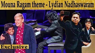 The Worlds Best  Lydian Nadhaswaram plays Mouna Ragam theme [upl. by Adnowal]