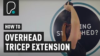 How To Do An Overhead Tricep Extension [upl. by Ernaline212]