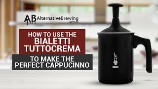 How to Use the Bialetti Tuttocrema Milk Frother [upl. by Oriane]