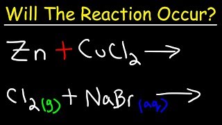 Chemistry  Will The Reaction Occur [upl. by Daraj232]