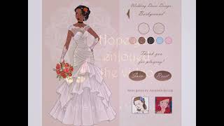 Wedding Dress Design Game Playthrough [upl. by Neuburger]