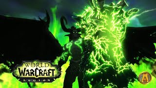 Illidan Kills Guldan Cinematic  WoW Legion Nighthold Ending [upl. by Lutim481]