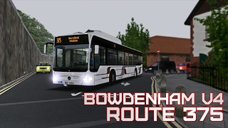 Bowdenham V4 Route 375  OMSI 2 [upl. by Koby]