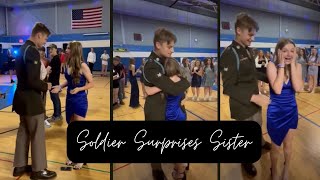 Soldier Returns From Deployment to Surprise Sister at 8th Grade Formal [upl. by Concoff]