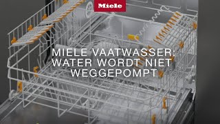 Miele Vaatwasser Water wordt niet weggepompt [upl. by Nehtanoj556]