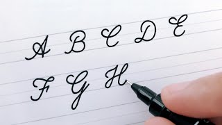 Cursive Writing  Letters A to Z  For Beginners  Worksheets to Improve Handwriting [upl. by Cathleen]