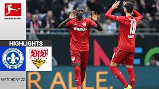 Darmstadt  VfB Stuttgart  12  Zusammenfassung  Bundesliga 202324  darmstadt stuttgart [upl. by Kimitri]