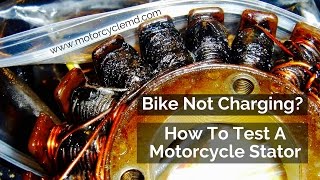 How To Test A Motorcycle Stator [upl. by Fredette]