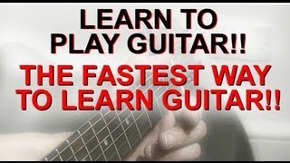 Learn To Play Guitar The Fastest Way  The Busker Technique 1 [upl. by Ahcsropal]