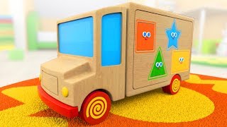 Learn Shapes  Cartoon for toddlers with Tino [upl. by Tapes818]