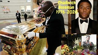 Chadwick Boseman Funeral Service  Open Casket HD [upl. by Mordecai771]