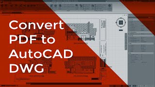 How to Convert a PDF to an AutoCAD DWG [upl. by Eanrahc565]