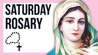 SATURDAY  JOYFUL  Follow Along Rosary 15 Minute  SPOKEN ONLY [upl. by Laroc]