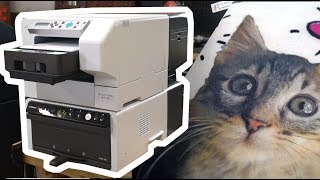 Printing Custom Tshirts with the Roland Versastudio BT12 DTG [upl. by Putnam]